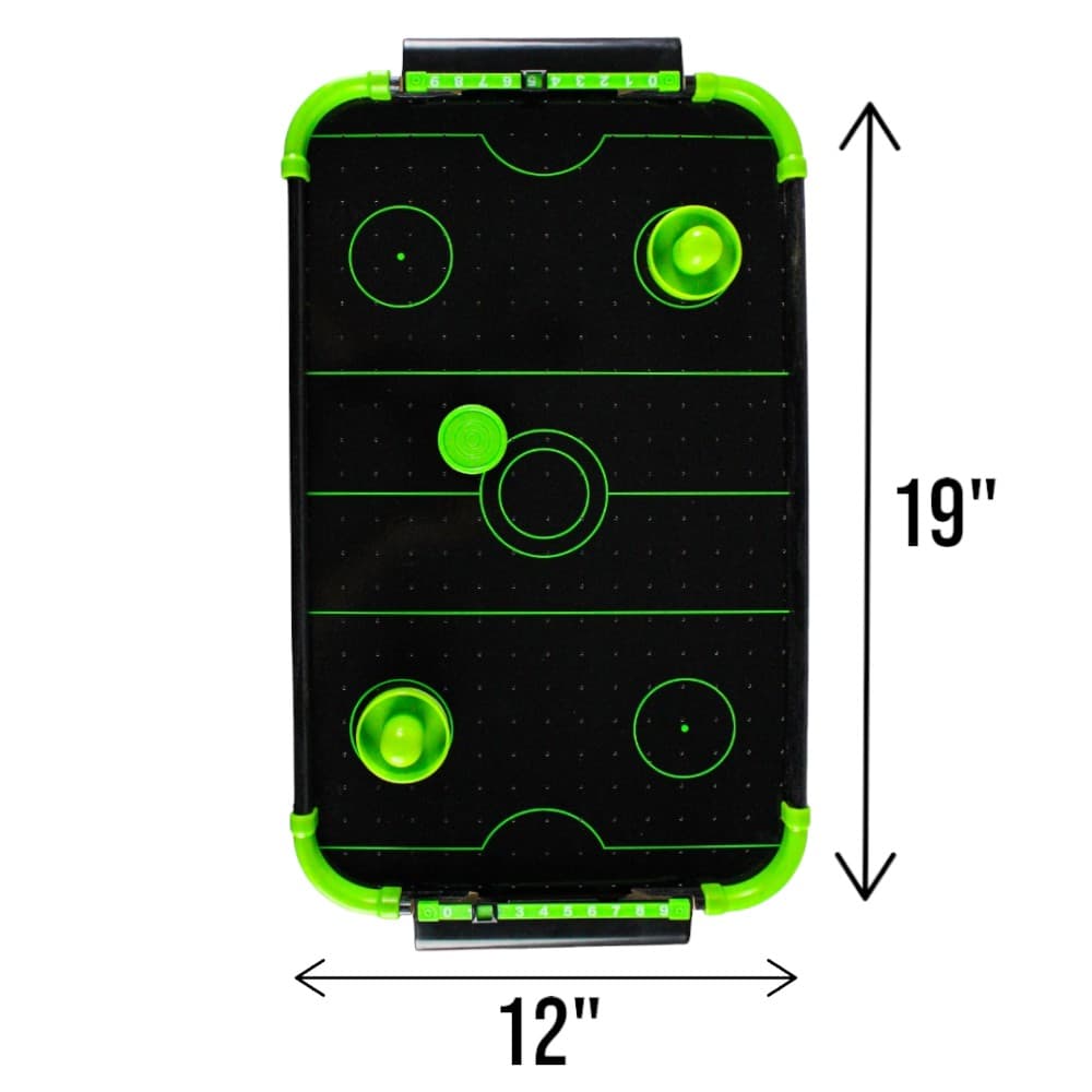 Tabletop Air Hockey 20 inch (Neon) Size