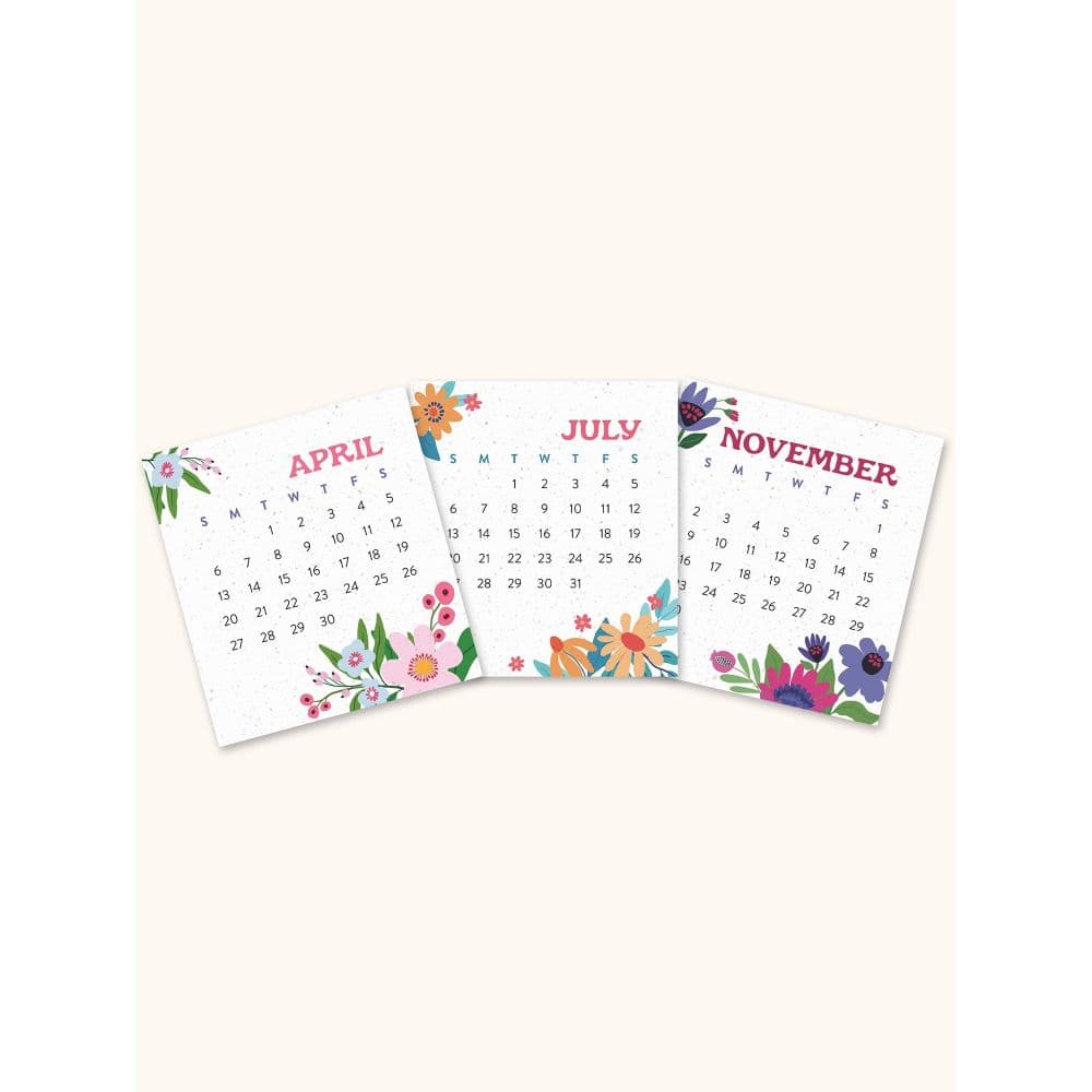 Botanical Bliss Plant and Bloom 2025 Desk Calendar First Alternate Image width=&quot;1000&quot; height=&quot;1000&quot;