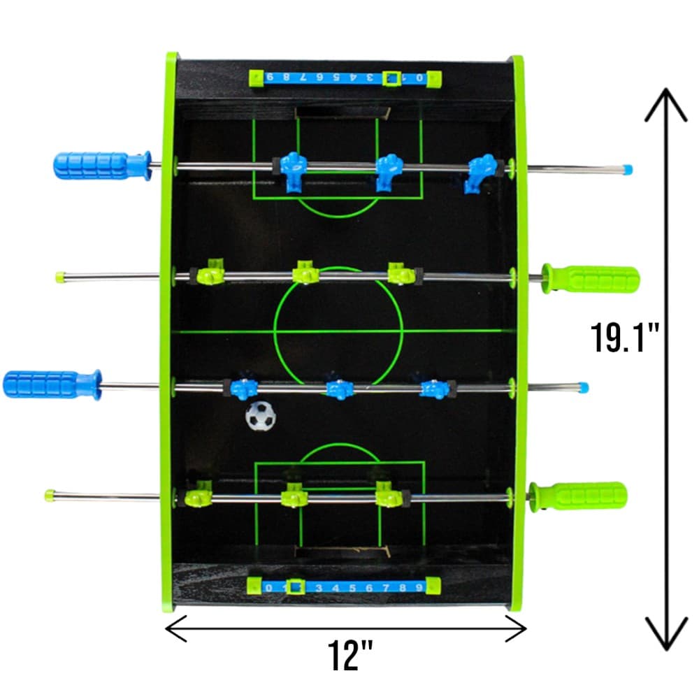 Neon Foosball Tabletop Game Third Alternate Image