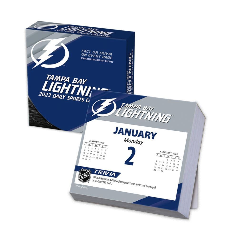 Tampa Bay Lightning 2023 Desk Calendar