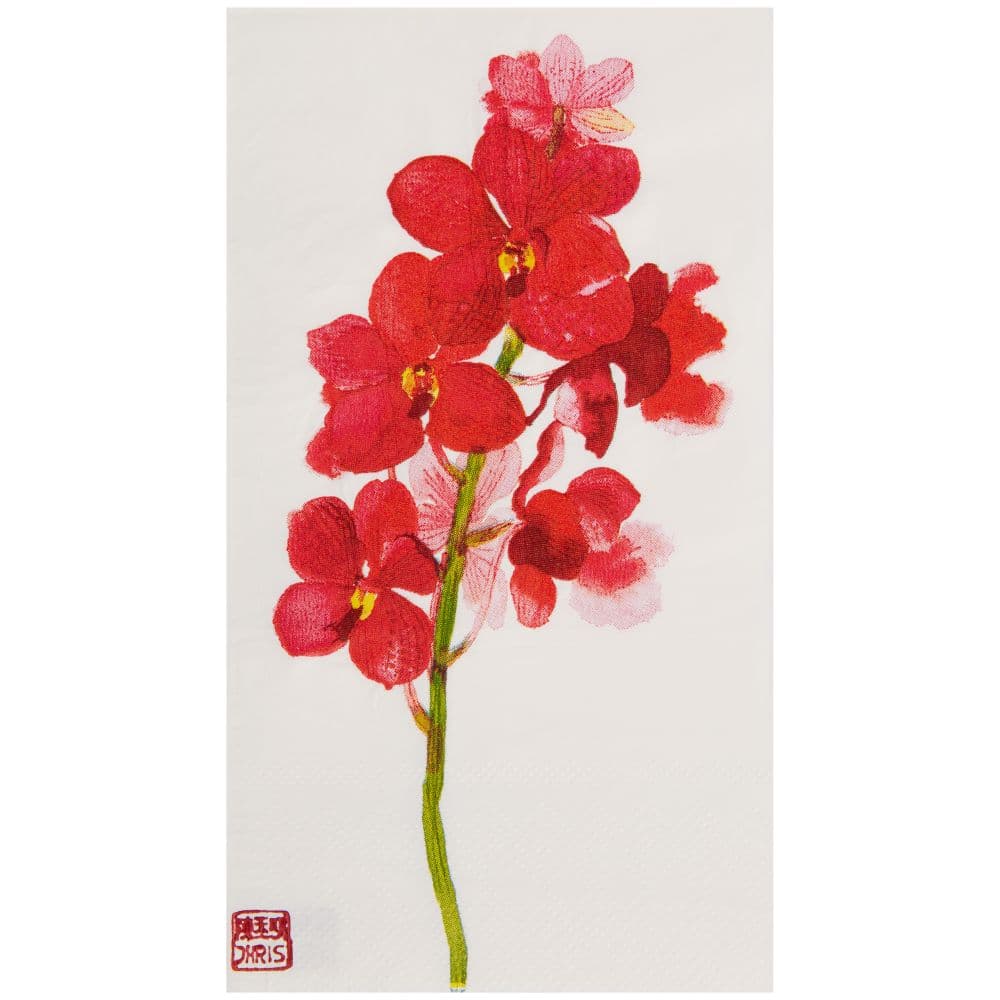 Avalanche Publishing Exotic Orchids Guest Napkins