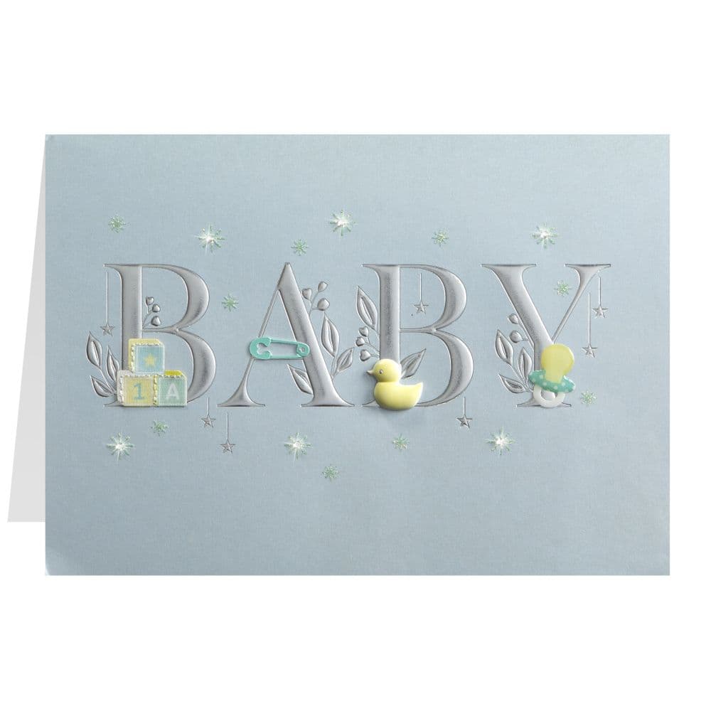 Baby Lettering Boy New Baby Card Sixth Alternate Image width=&quot;1000&quot; height=&quot;1000&quot;