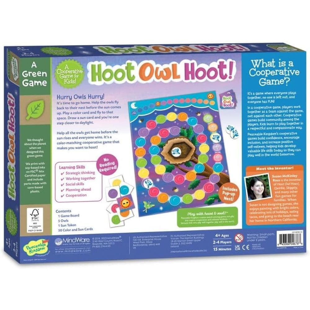 Hoot Owl Hoot Board Game Fifth Alternate Image