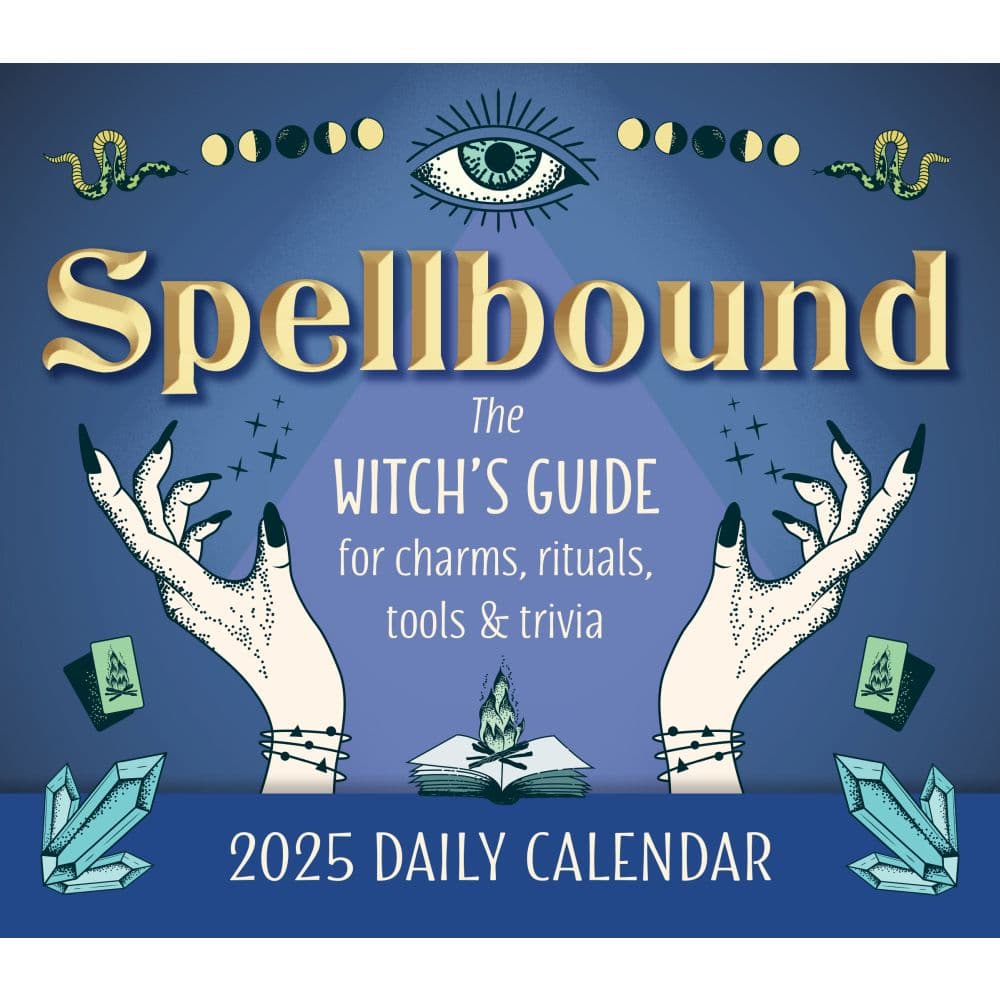 Whimsical Witchcraft Magic 2025 Desk Calendar