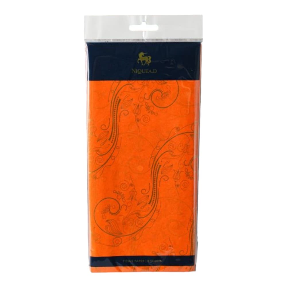 Orchids Orange Tissue Paper Main Product Image