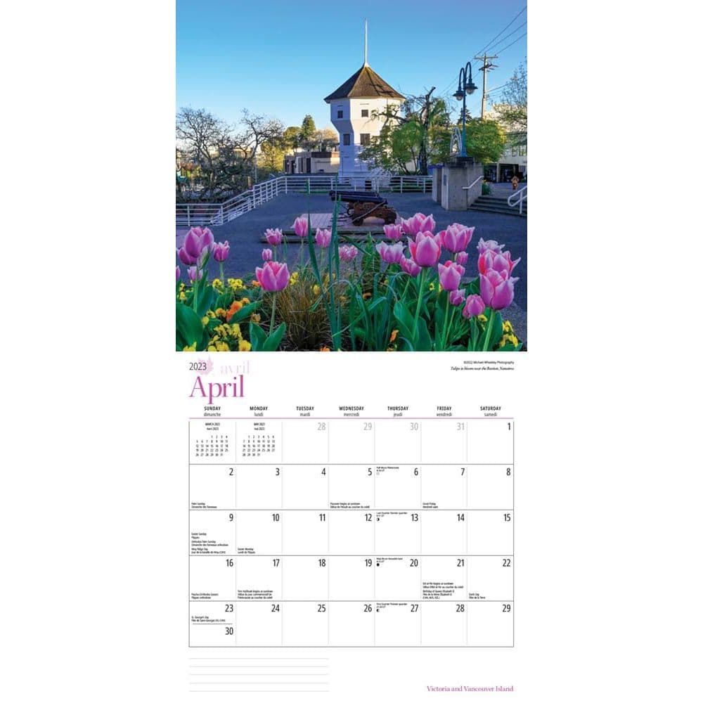 Victoria & Vancouver Island 2023 Wall Calendar - Calendars.com