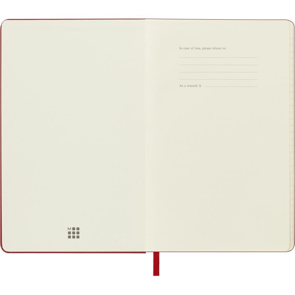 Moleskine Scarlet Red Pocket Hard Cover 2027 Daily Planner Sixth Alternate Image
