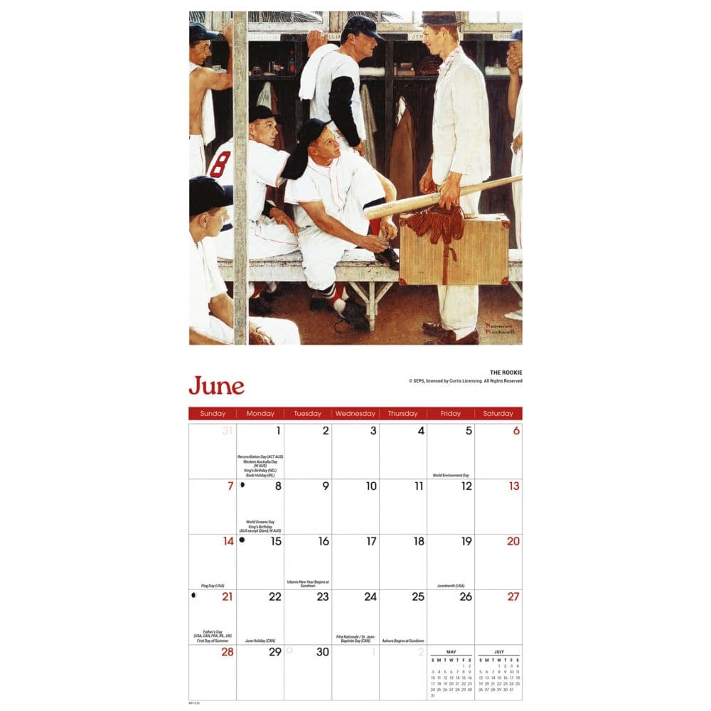 Rockwell 2026 Mini Wall Calendar Third Alternate Image