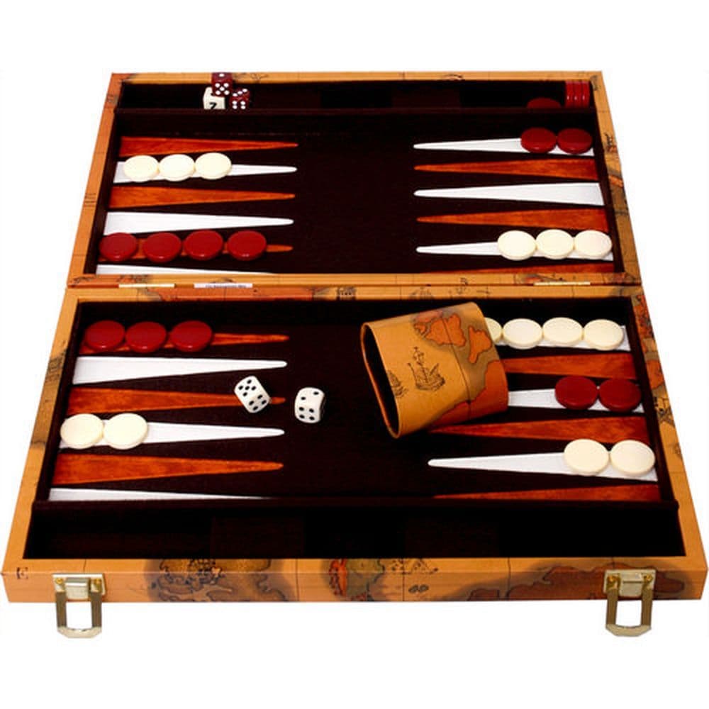 Deluxe Backgammon Attache Set Alternate Image 2