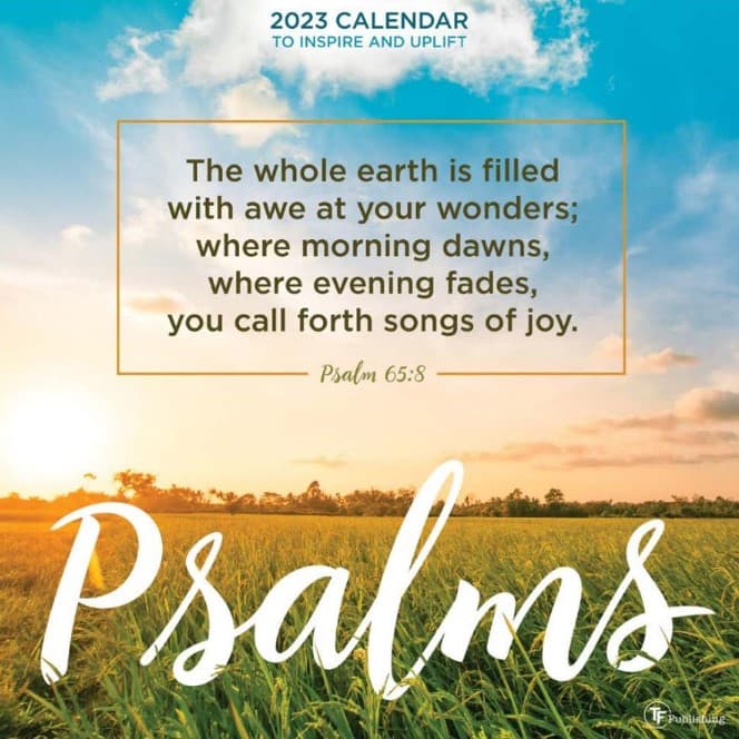 TF Publishing Psalms 2023 Wall Calendar