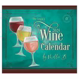 Wine 2025 Wall Calendar