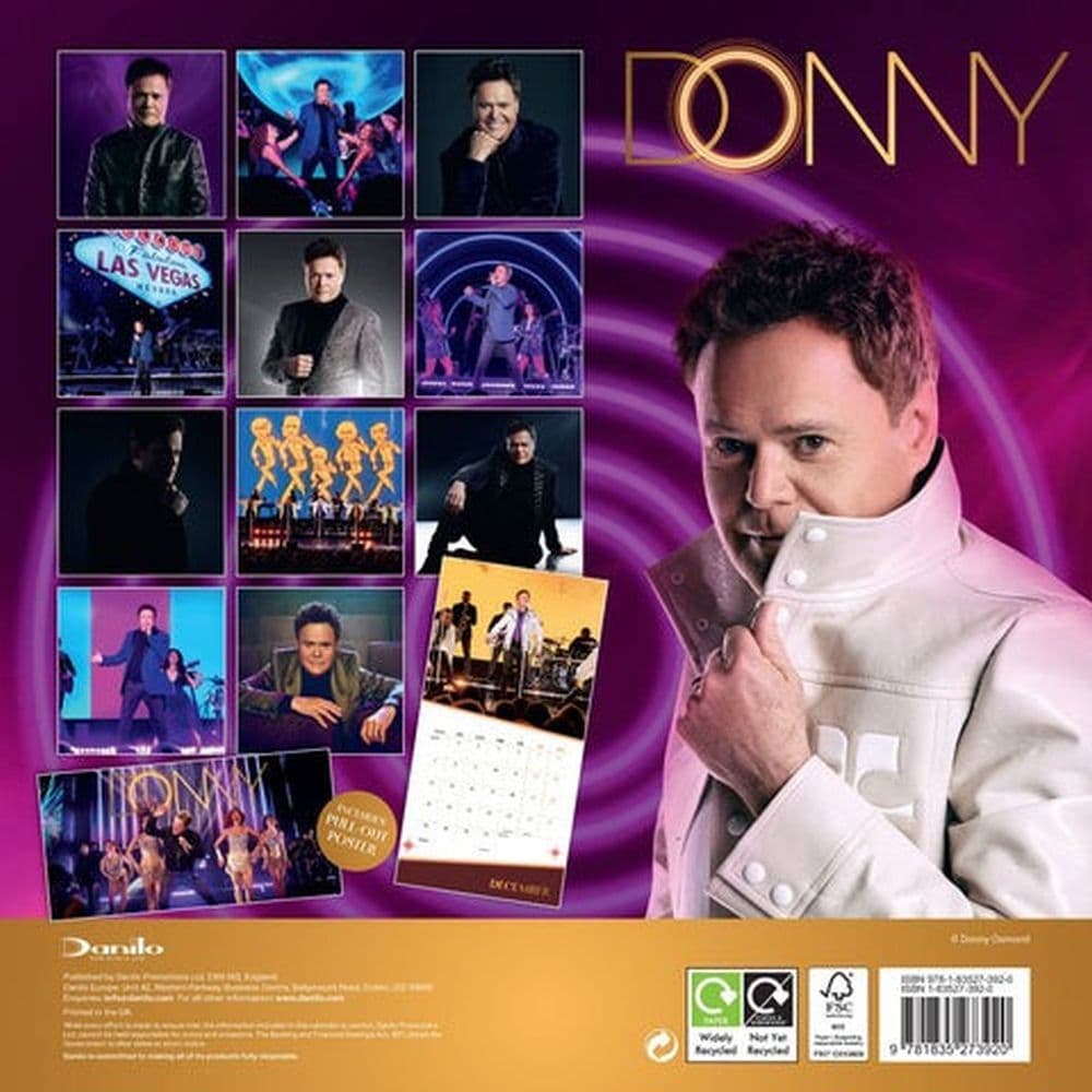 Donny Osmond 2026 Wall Calendar First Alternate Image