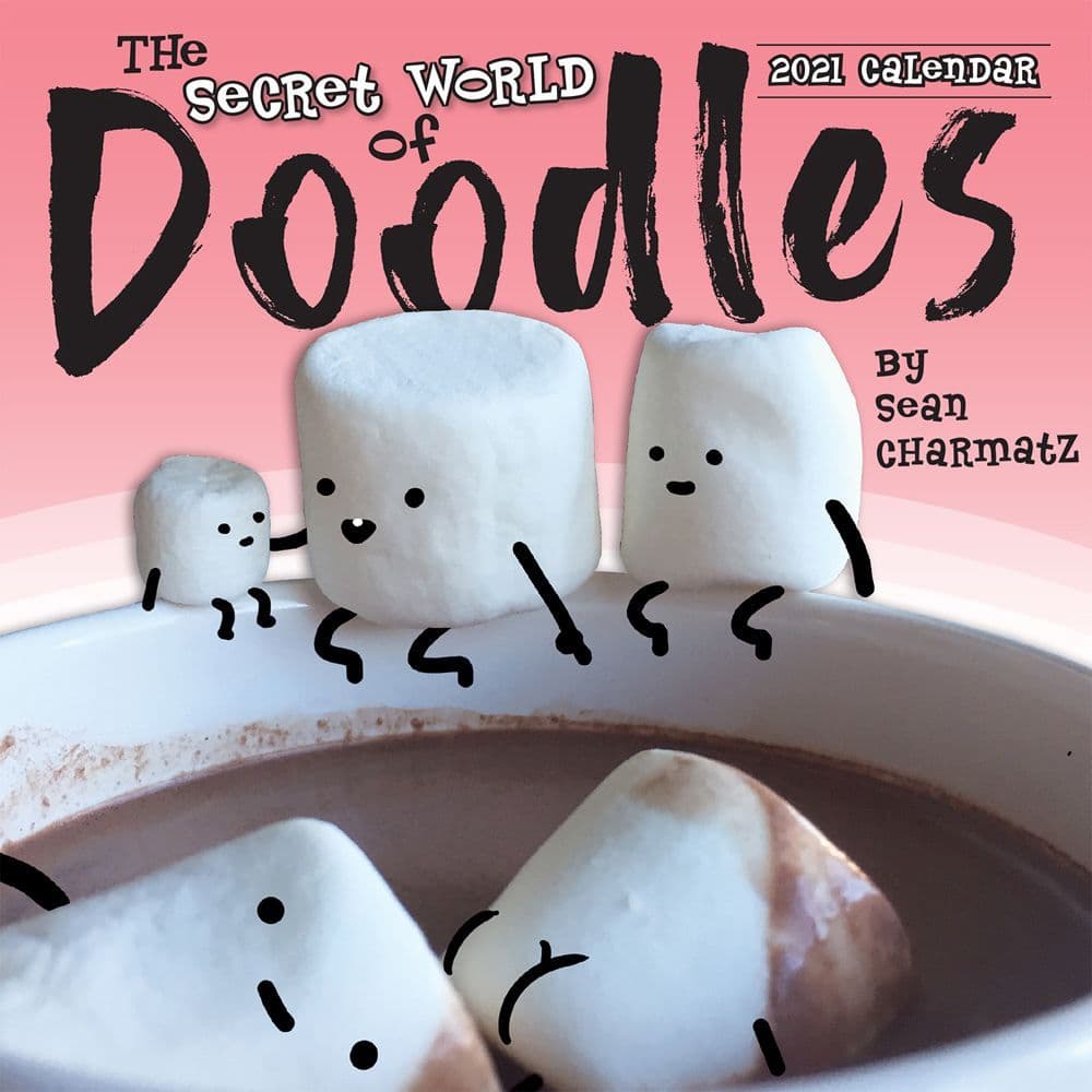 Secret World of Doodles Mini Wall Calendar