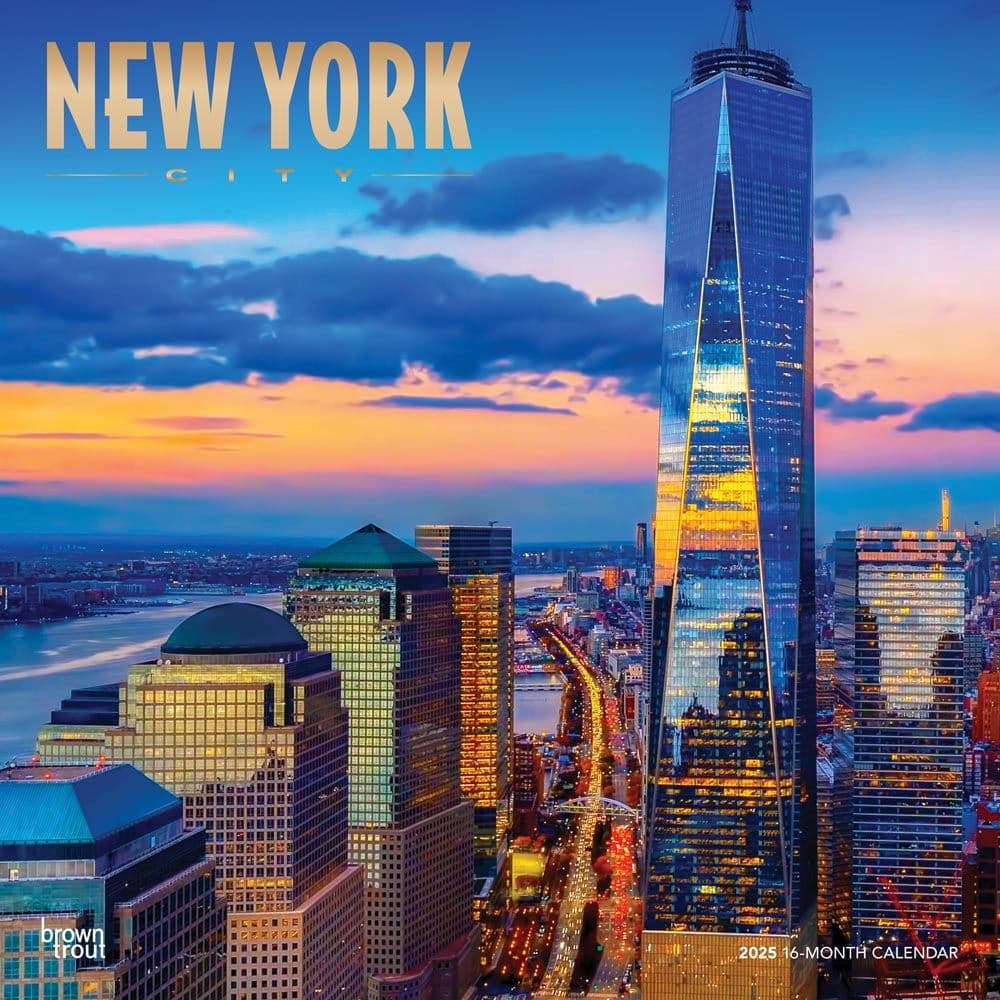 New York City 2025 Wall Calendar Main Product Image width=&quot;1000&quot; height=&quot;1000&quot;