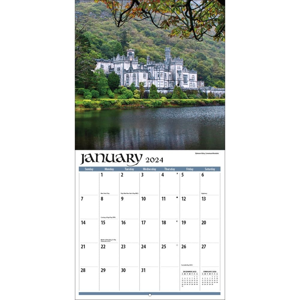 Ireland 2024 Wall Calendar