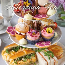 Afternoon Tea 2025 Wall Calendar