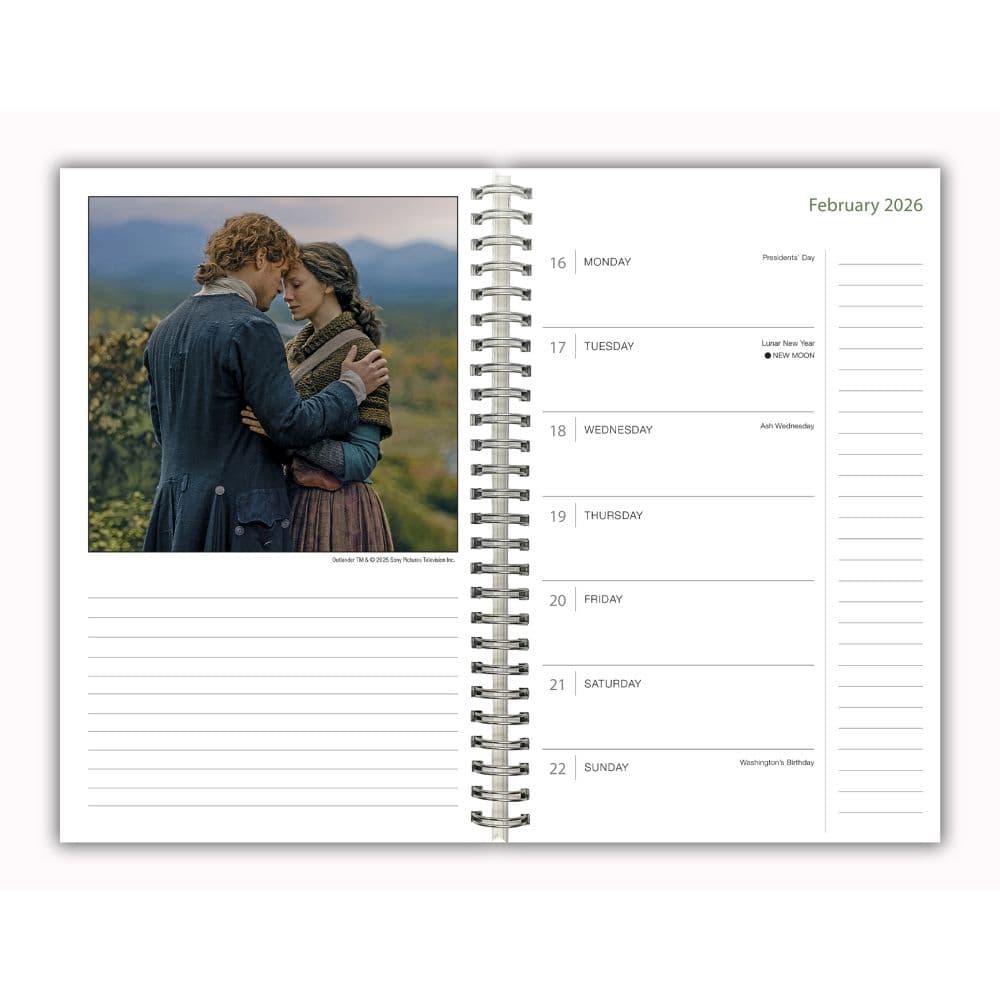 Outlander Classic 2026 Engagement Planner Third Alternate Image