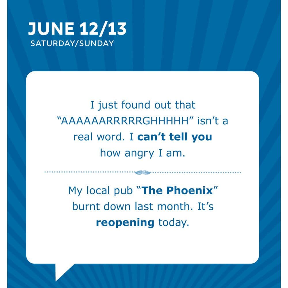 Dad Jokes 2027 Desk Calendar Second Alternate Image