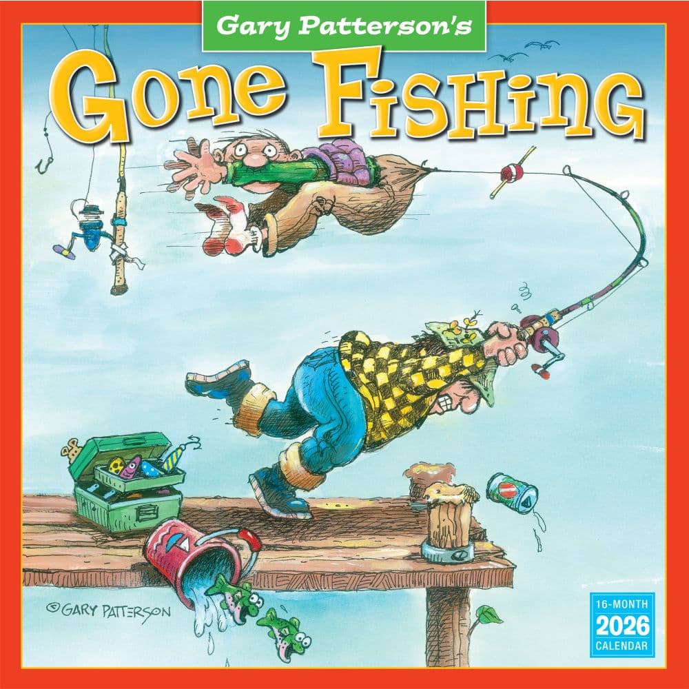 Gone Fishing 2026 Wall Calendar_Main Image