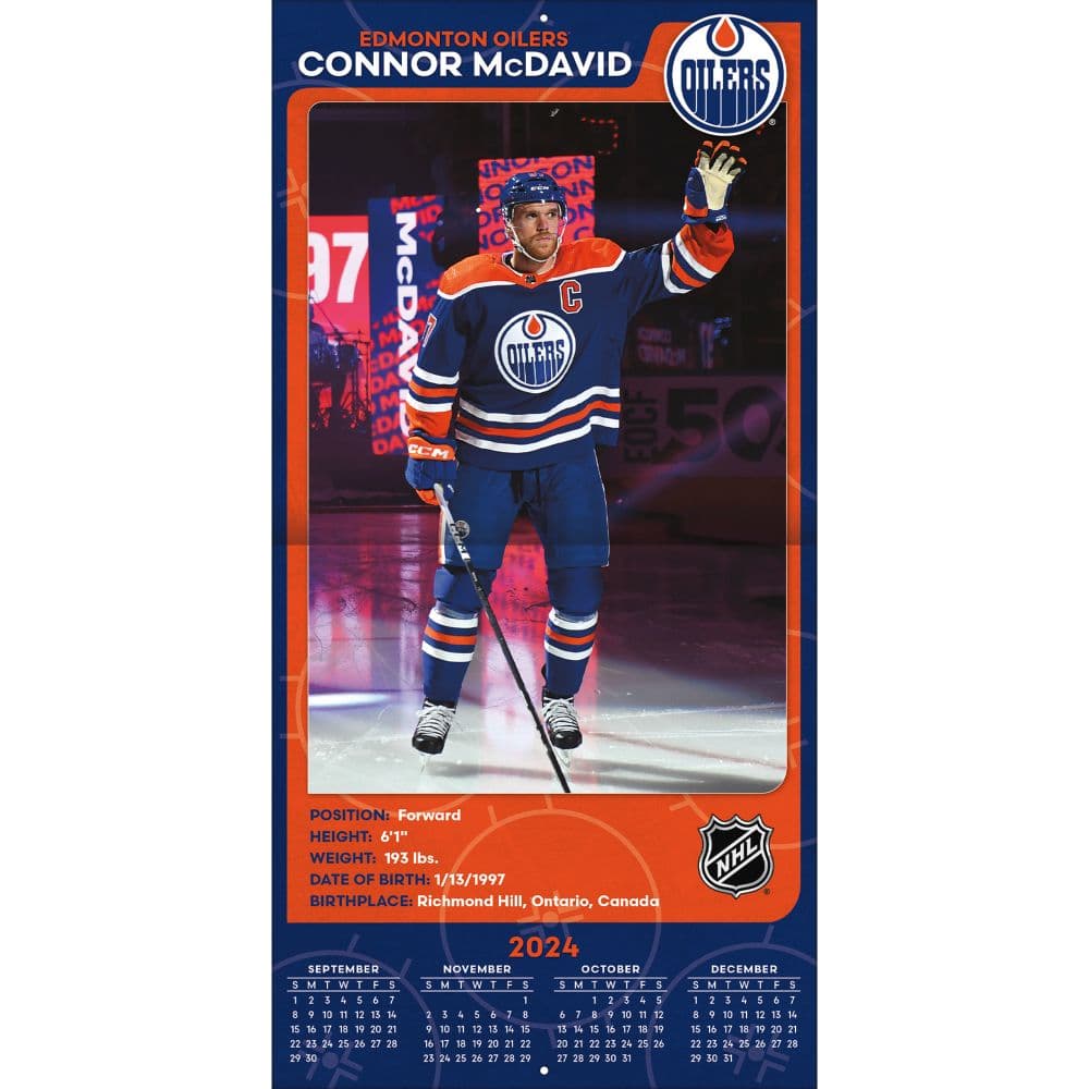 NHL Connor McDavid 2025 Wall Calendar First Alternate Image width=&quot;1000&quot; height=&quot;1000&quot;