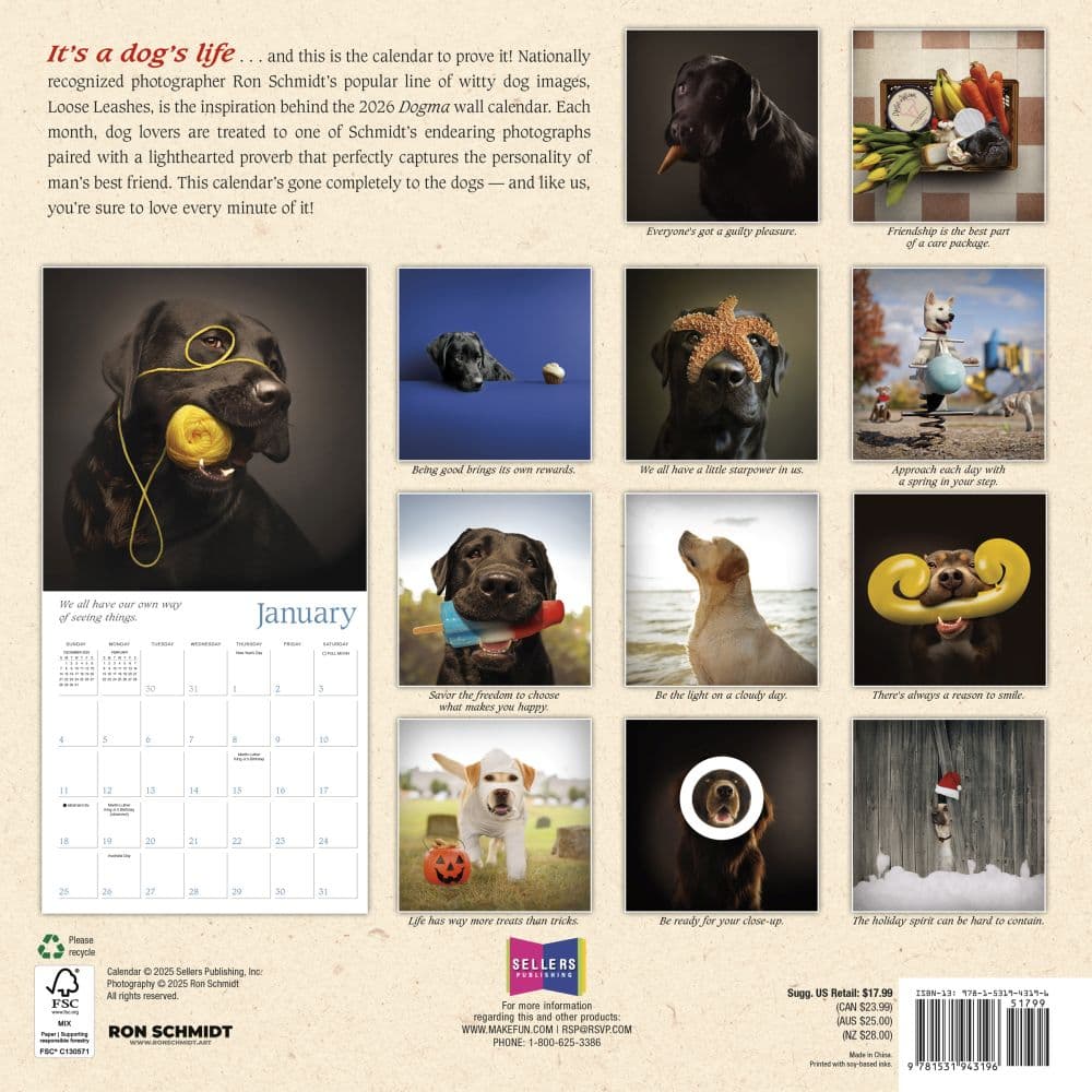Dogma 2026 Wall Calendar First Alternate Image
