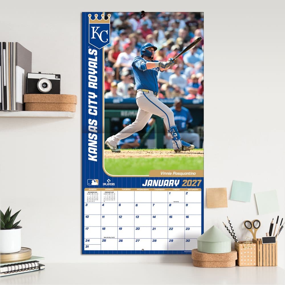 MLB Kansas City Royals 2027 Wall Calendar Fifth Alternate Image