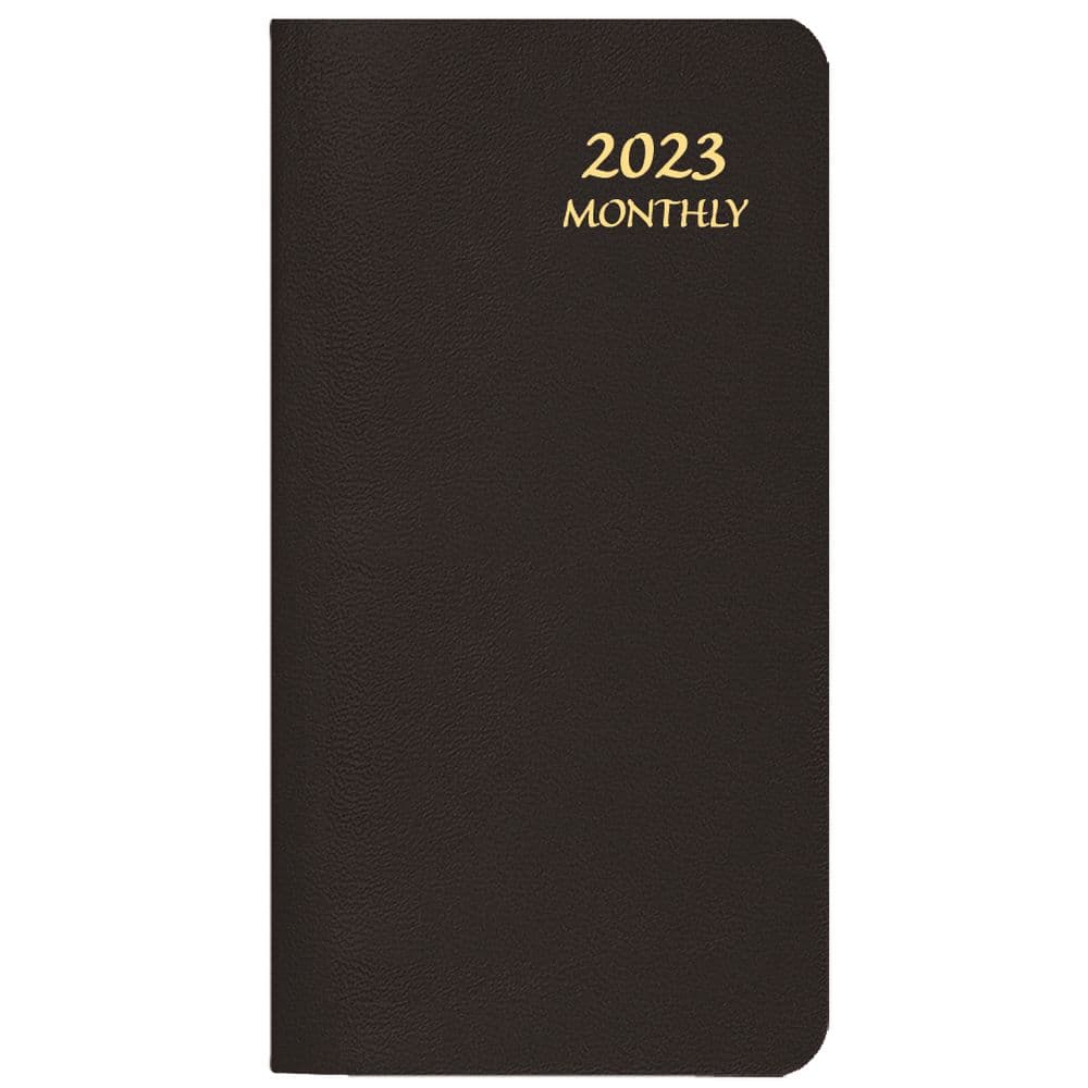 Skivertex 2023 Monthly Pocket Planner (Black)