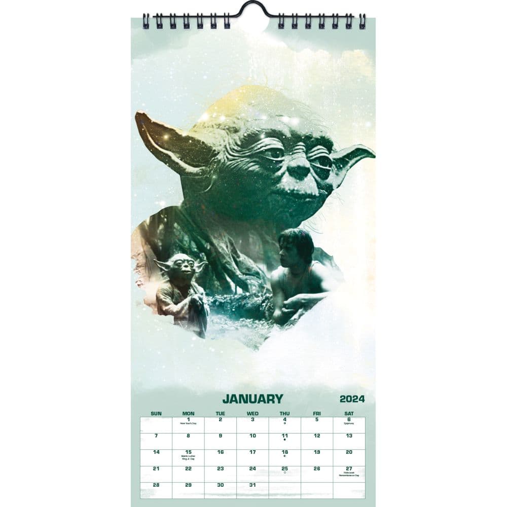 Star Wars 2024 Slim Wall Calendar