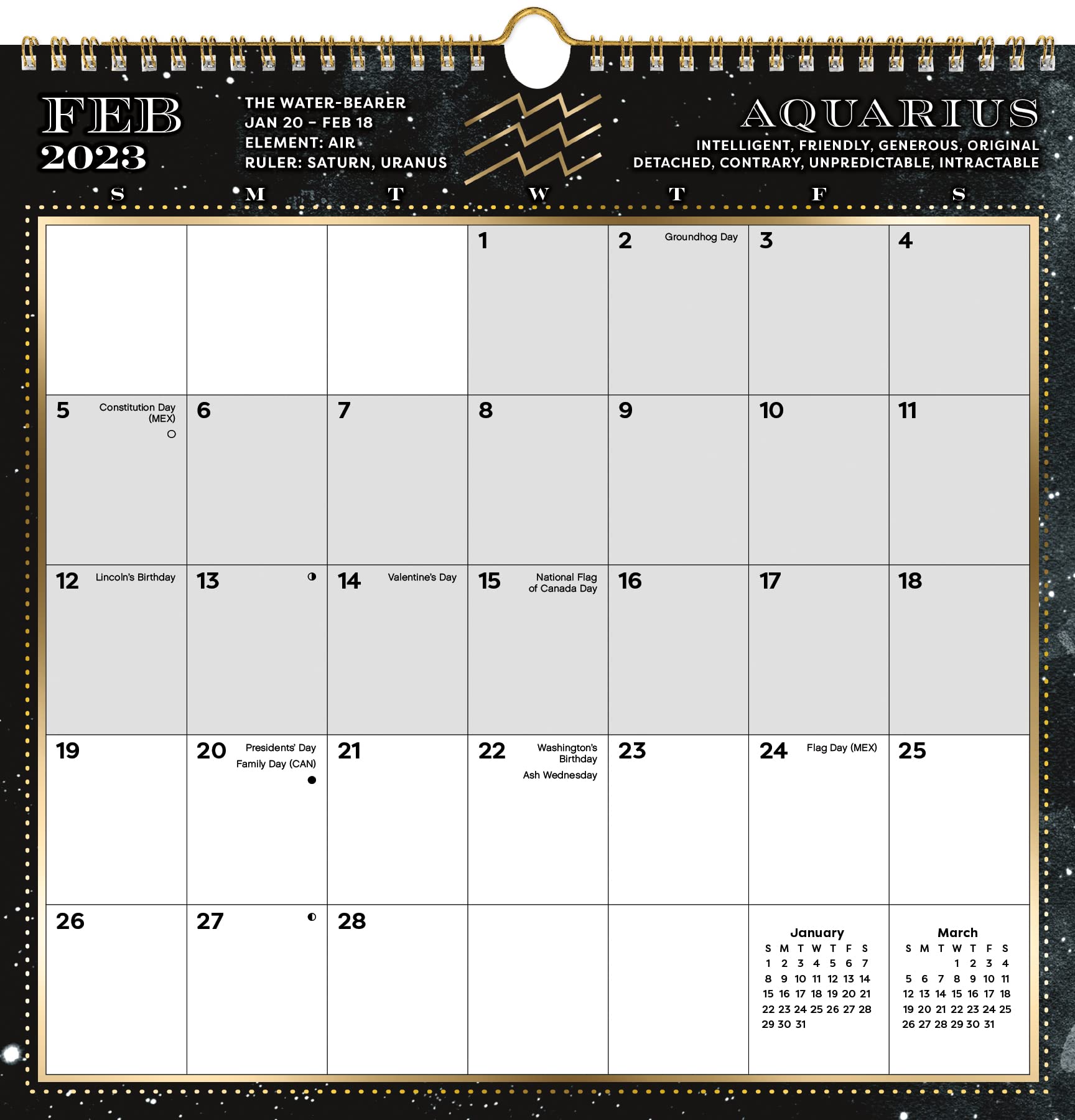 Astrology 2023 Wall Calendar - Calendars.com