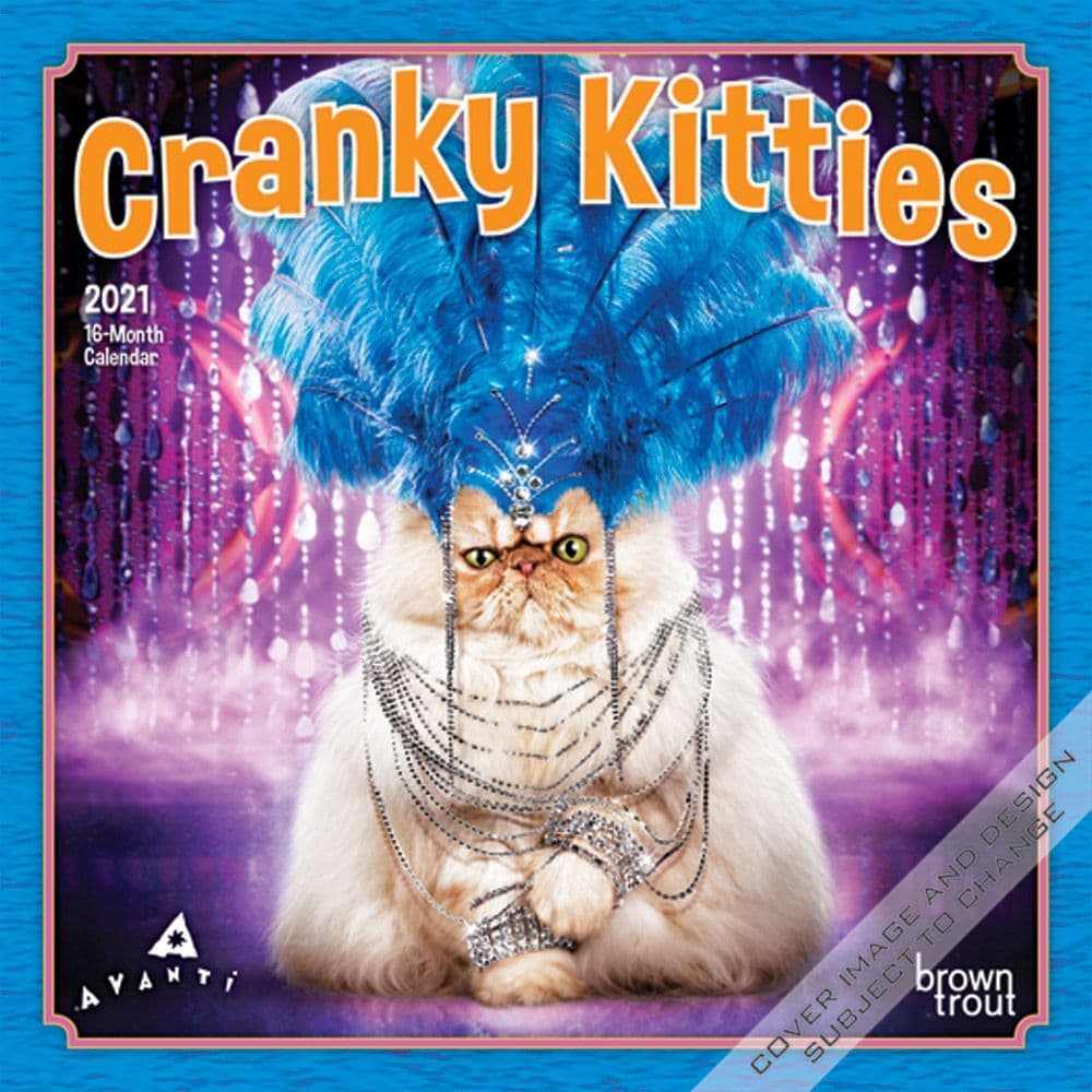 Cranky Kitties Avanti Mini Calendar - Calendars.com