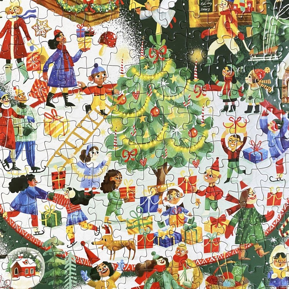 Christmas Illustrated 1000 Piece Puzzle Fourth  Alternate Image