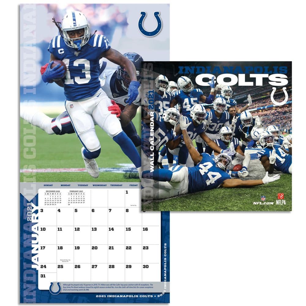 Indianapolis Colts Mini Wall Calendar