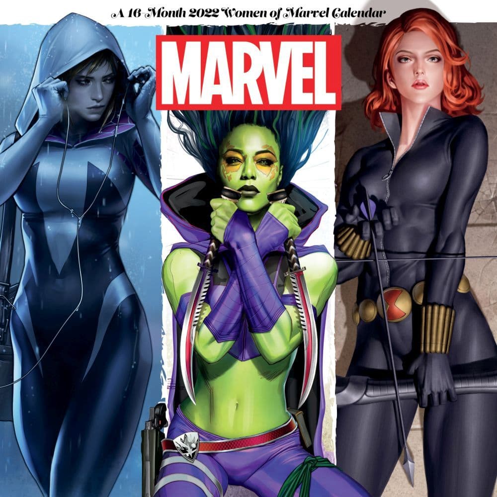 Marvel Women 2022 Wall Calendar