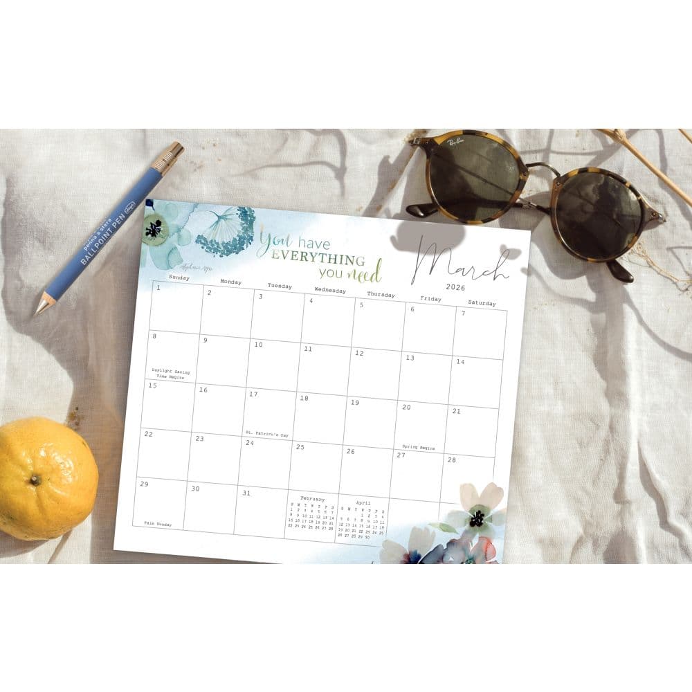 Gratitude by Stephanie Ryan 2026 Magnetic Calendar Second Alternate Image