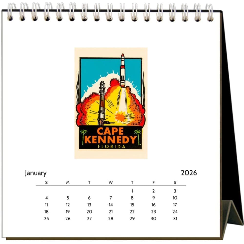 Outer Space 2026 Easel Desk Calendar Second alternate Image