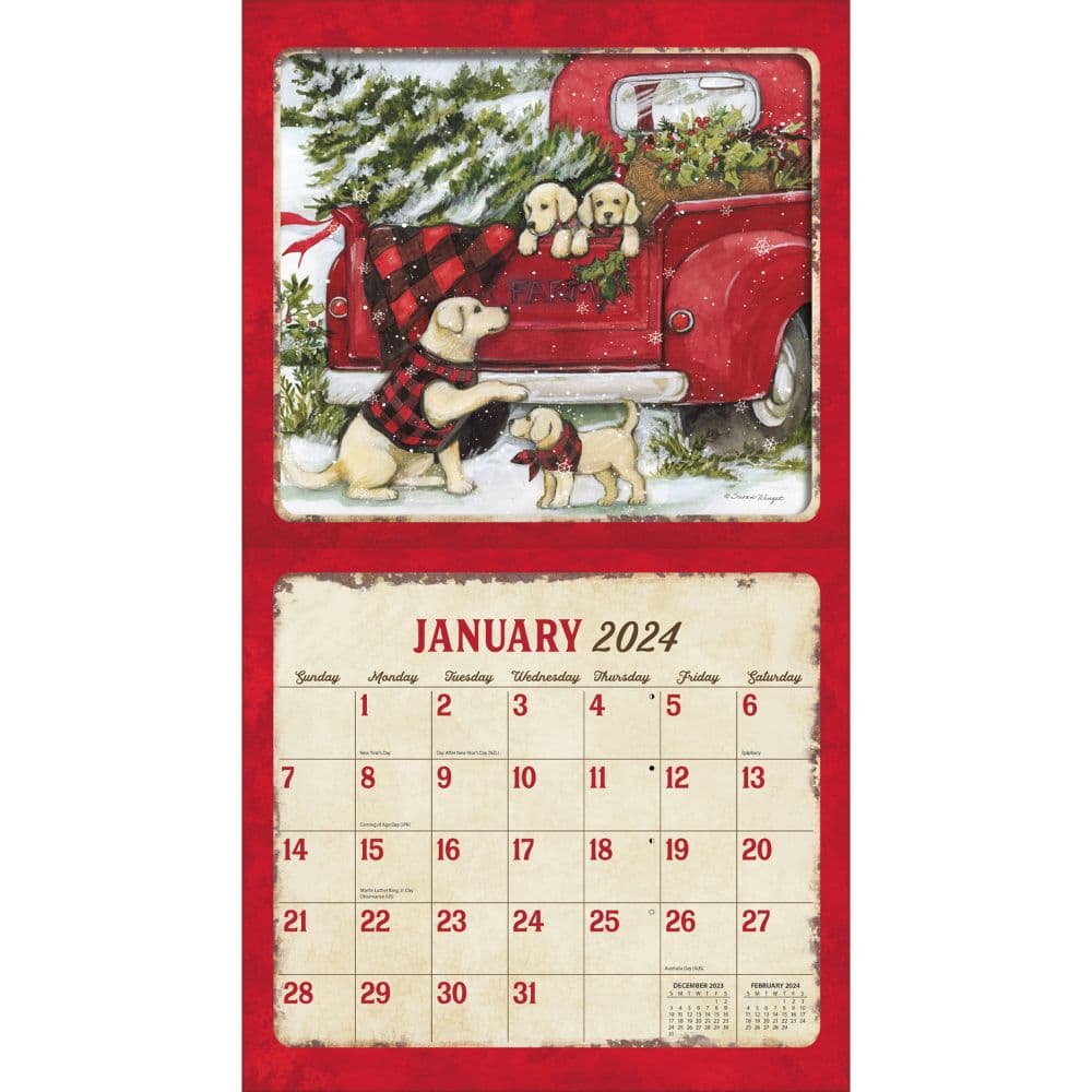 Truckin Along 2024 Wall Calendar