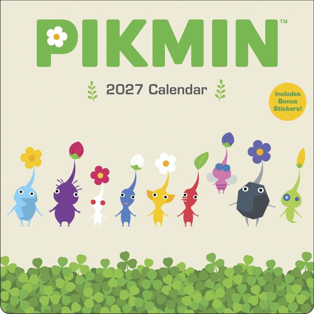 image Pikmin 2027 Wall Calendar Main Product Image