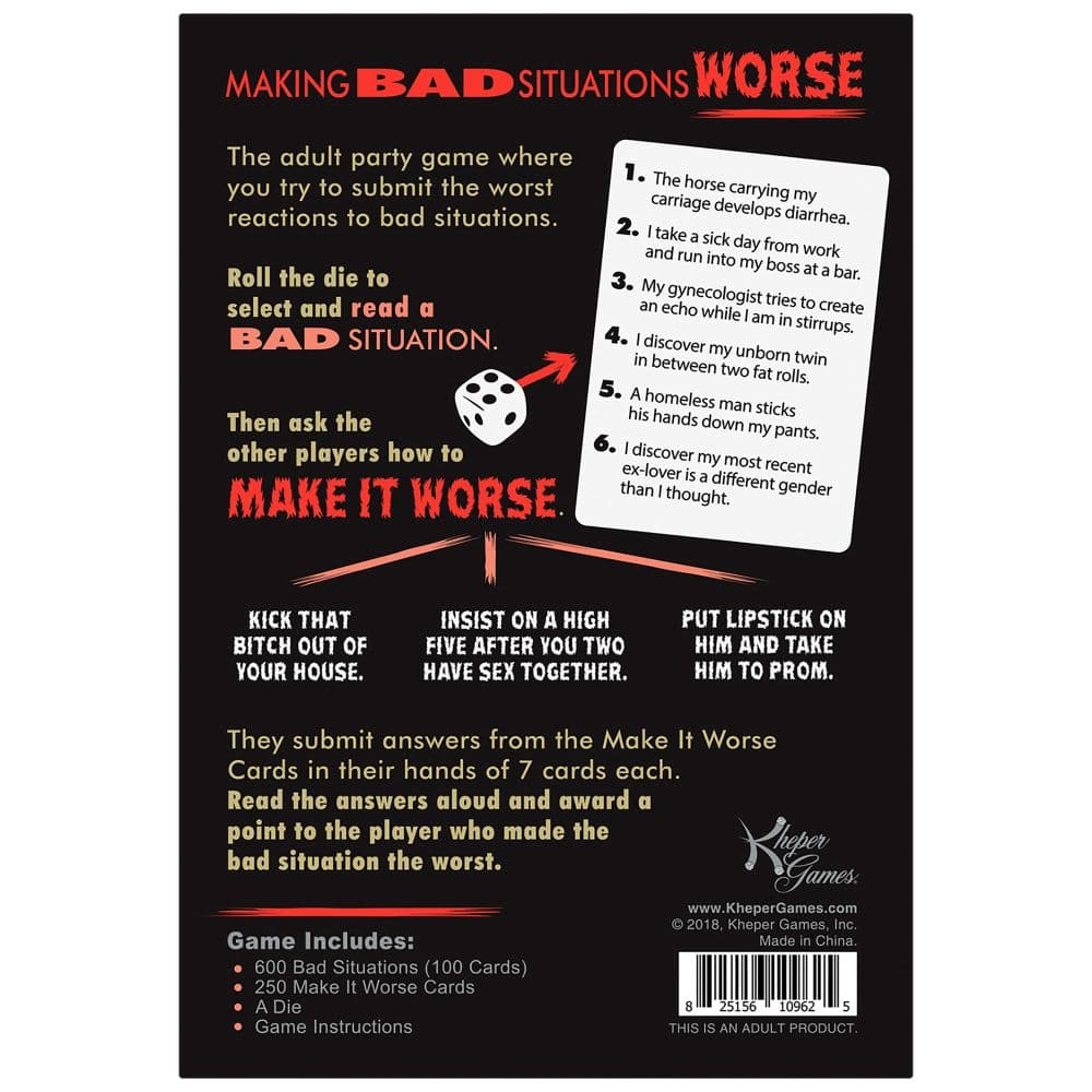 Making Bad Situations Worse First Alternate Image