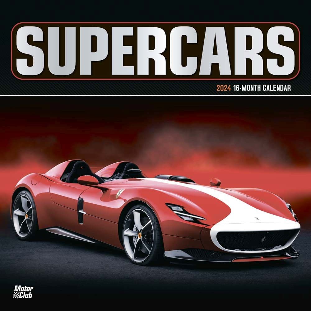 Supercars Motor Club 2024 Wall Calendar