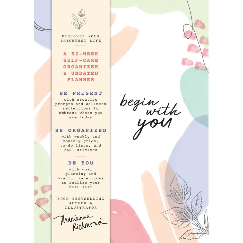Begin With You Undated Planner Main Image