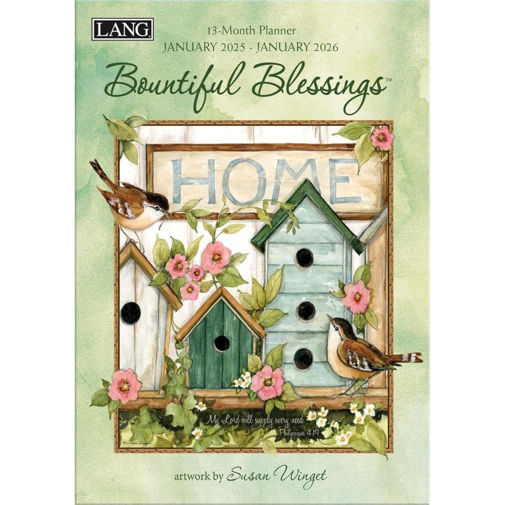 Bountiful Blessings by Susan Winget 2025 Monthly Planner Main Product Image width=&quot;1000&quot; height=&quot;1000&quot;