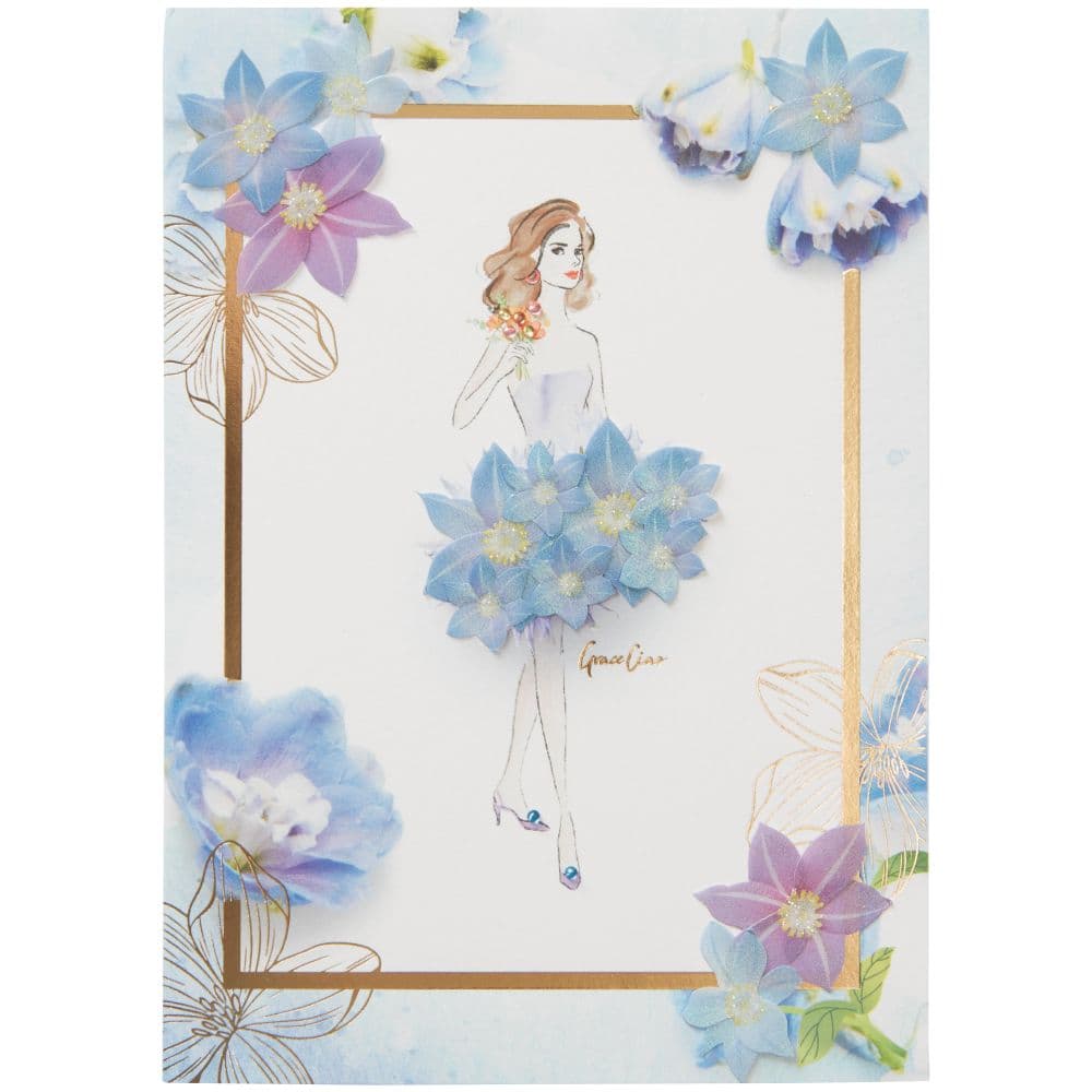 Indigo Dress Girl Birthday Card First Alternate Image width=&quot;1000&quot; height=&quot;1000&quot;