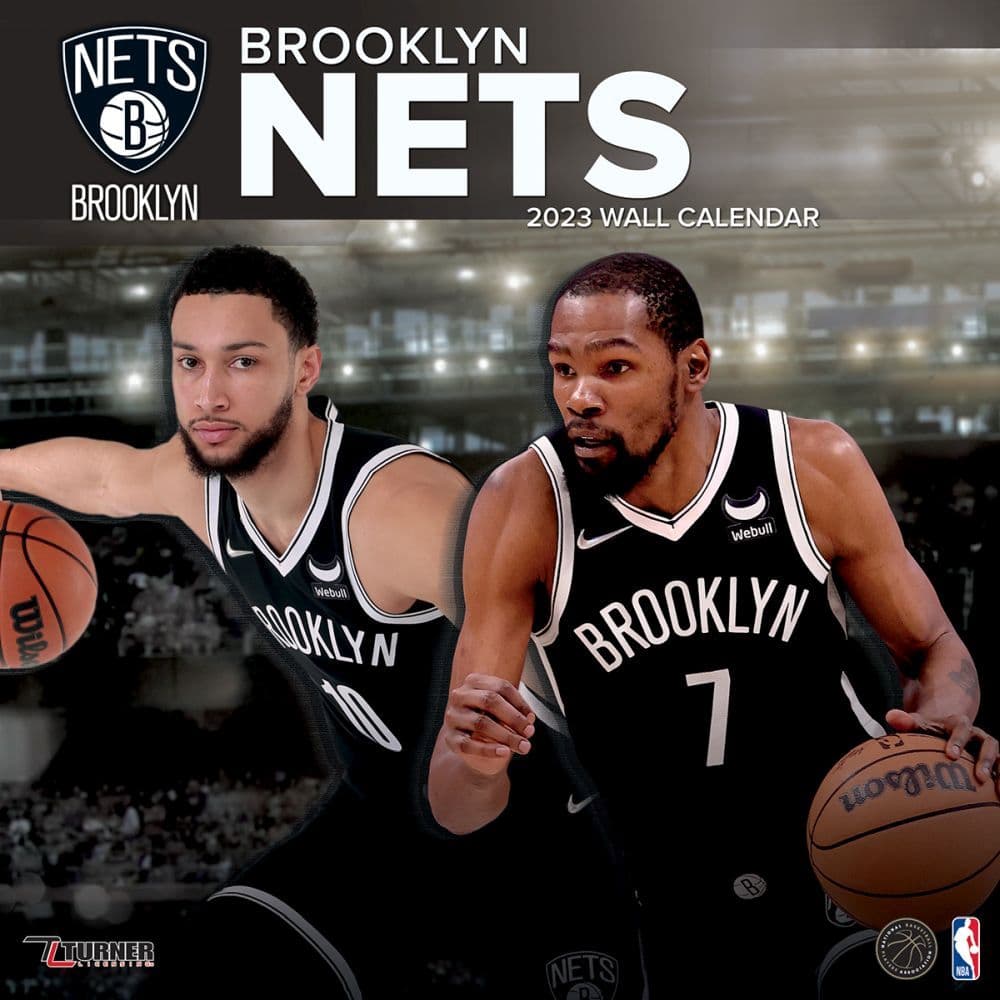 Brooklyn Nets 2023 Wall Calendar