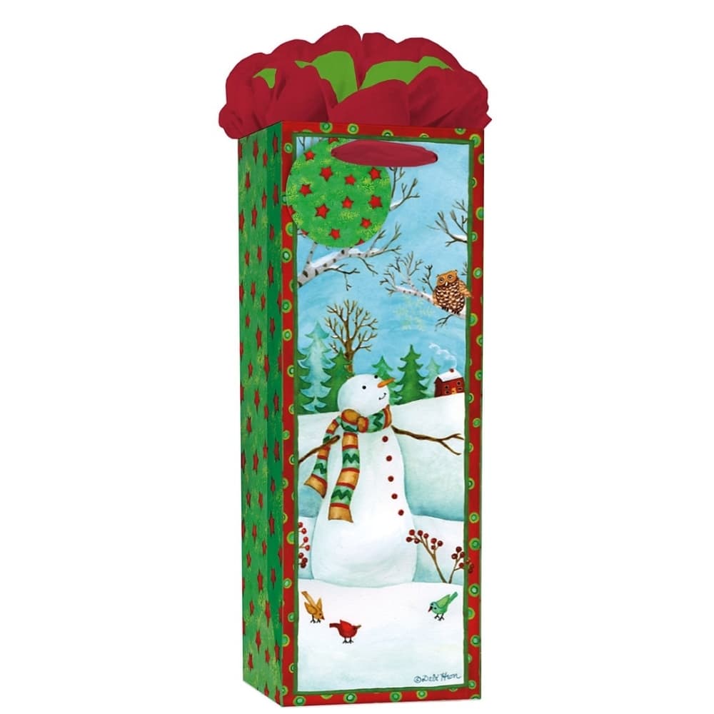 Holiday Inspirations Bottle GoGo Gift Bag by Debi Hron