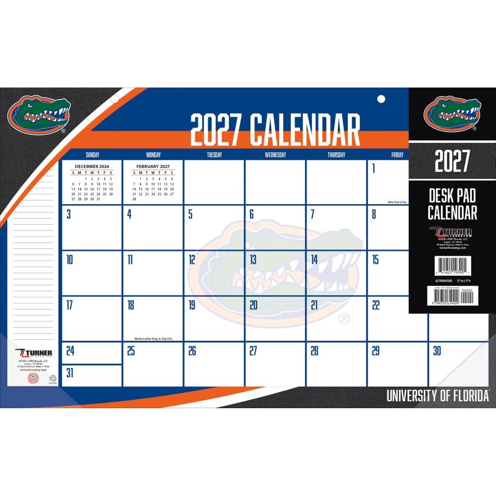 Florida Gators 2027 Desk Pad Main Product Image
