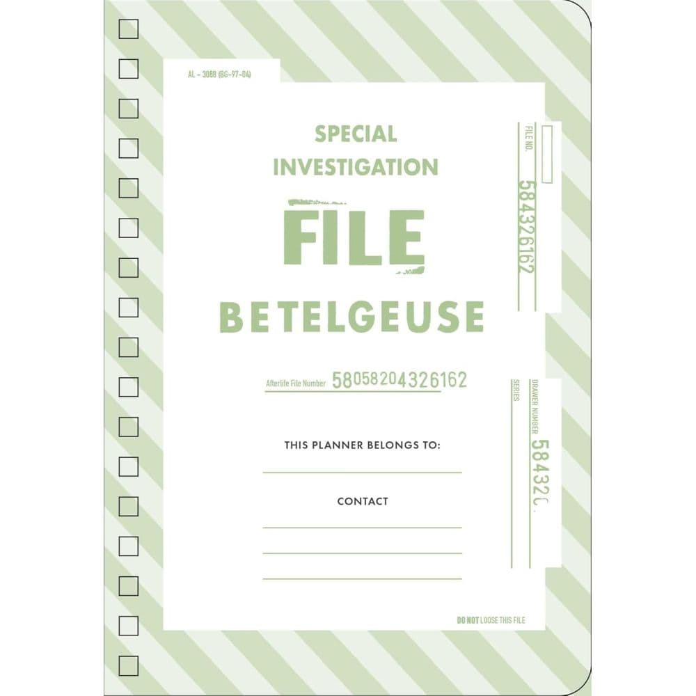 Beetlejuice Beetlejuice 2026 Planner Third Alternate Image