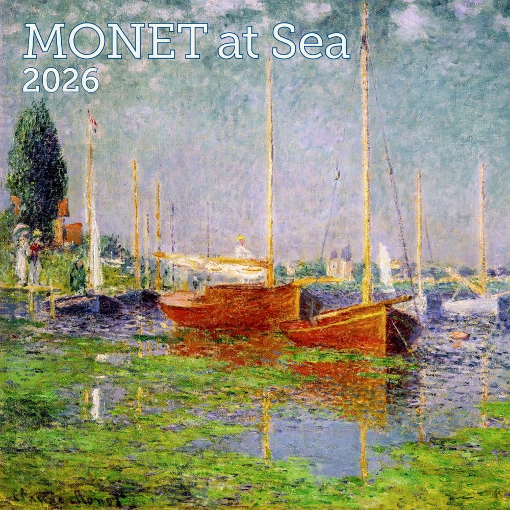 Monet At Sea 2026 Wall Calendar Main Image