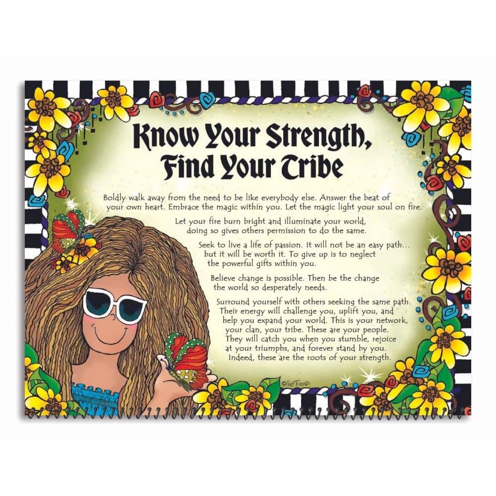 My Incredible Granddaughter Do Not Let Anyone Dull Your Sparkle 2026 Wall Calendar by Suzy Toronto Sixth Alternate Image