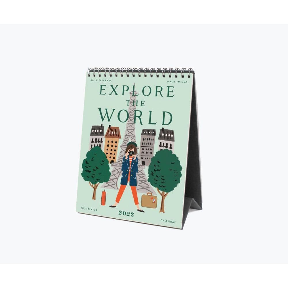 Explore the World 2022 Easel Calendar
