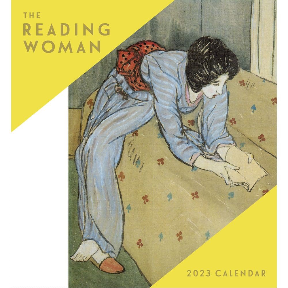 Pomegranate The Reading Woman 2023 Wall Calendar